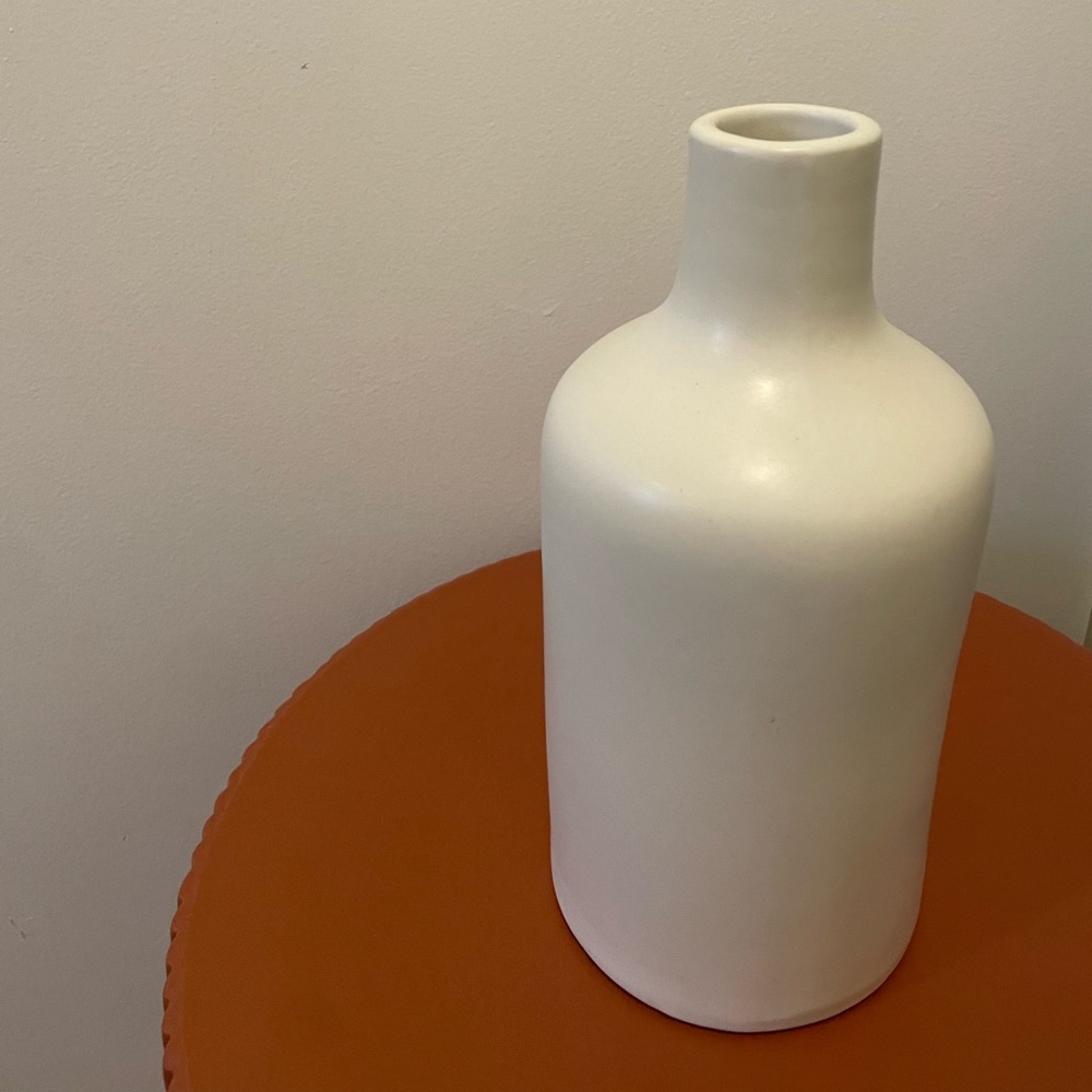 West Elm Vase - Ivory